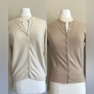 Vintage lot of FOUR cashmere cardigans